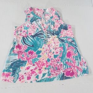 Lilly Pulitzer Essie Sleeveless Top in Via Flora